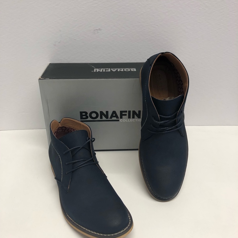 Bonafini ankle boot suede blue casual shoes - Picture 1 of 4